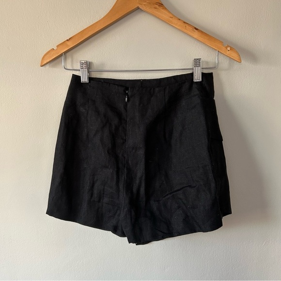 Lovers & Friends Tanner Skort in Linen Color Black Size XS - Picture 5 of 7